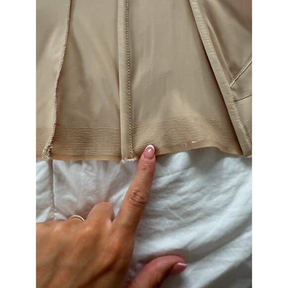 Naomi & Nicole Boned Nude Slip Resistant Womens Shape Wear Size Large - Picture 3 of 6